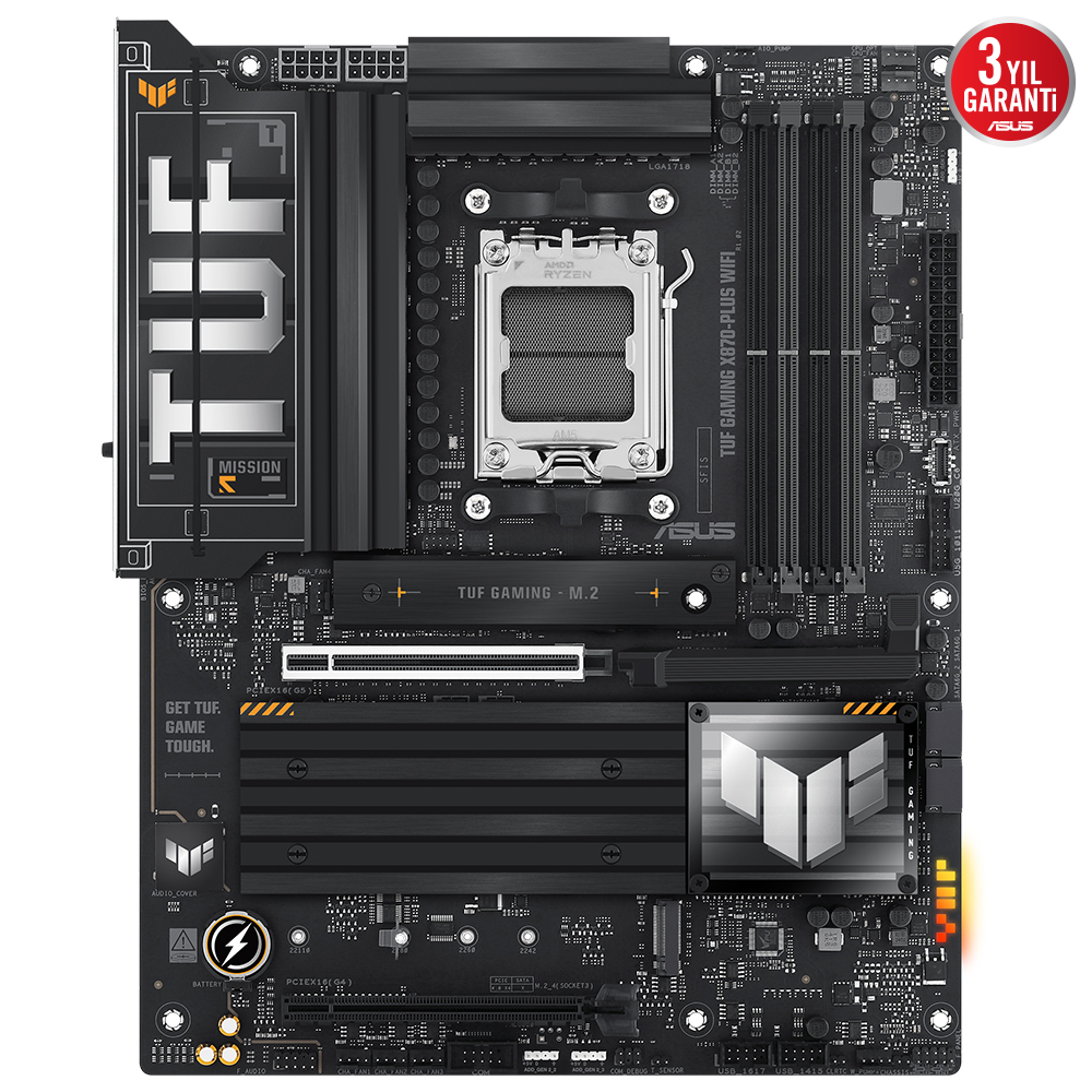 ASUS TUF GAMING X870-PLUS WIFI-7 DDR5 HDMI DP PCIE 5.0 AM5 ATX
