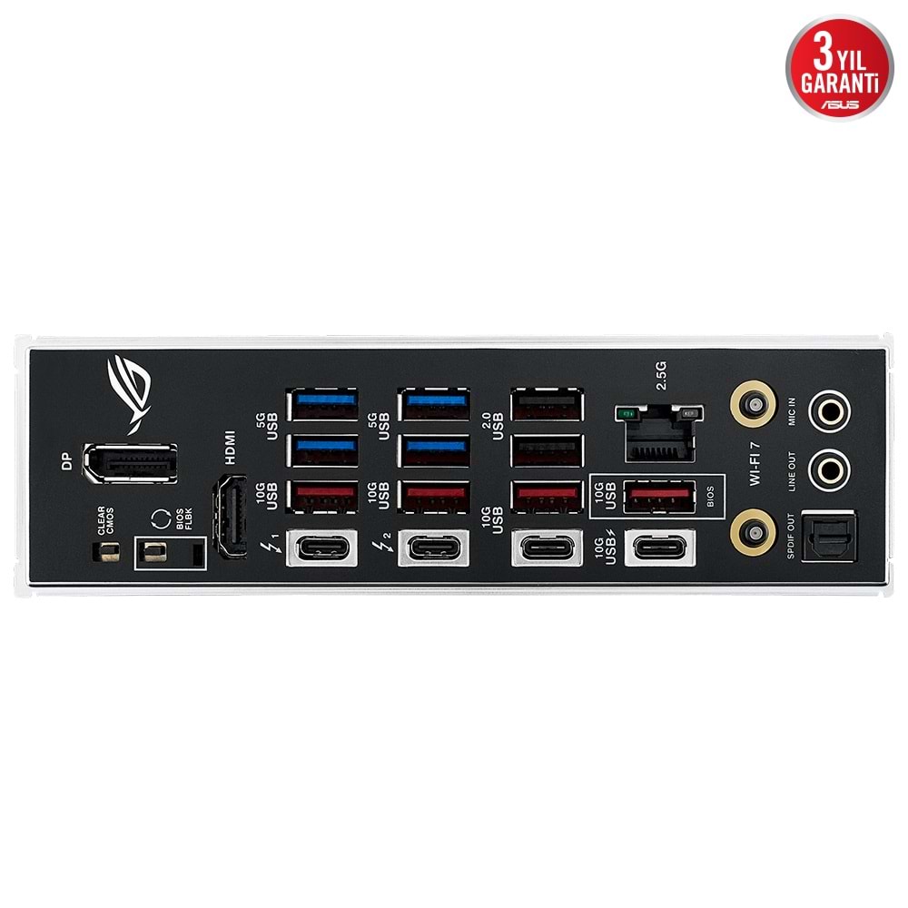 ASUS ROG STRIX Z890-F GAMING WIFI-7 DDR5 THUNDERBOLT-HDMI DP PCIE 5.0 1851p ATX