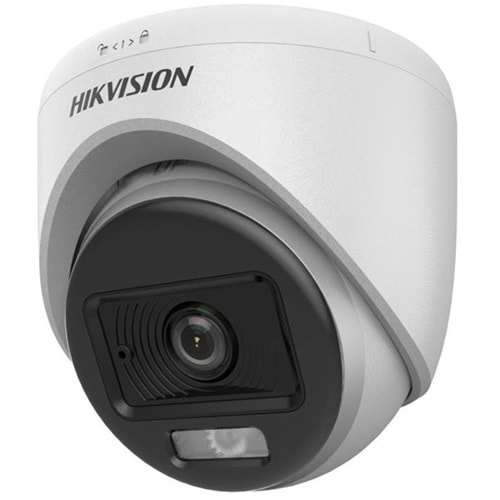 HIKVISION 5MP Dome 2.8mm ColorVu Analog Kamera Akıllı Hibrit Işıklı DS-2CE70KF0T-LPFS