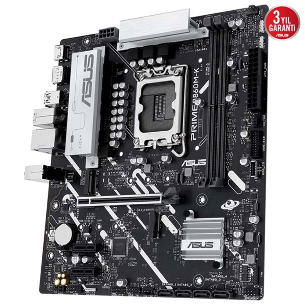 ASUS PRIME B860M-K DDR5 HDMI DP PCIE 5.0 1851p mATX