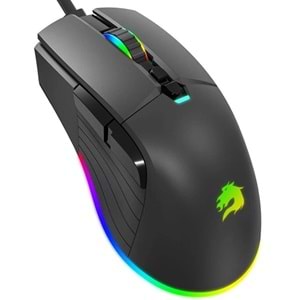 GameBooster M12 VITAL USB RGB Led Aydınlatmalı 12800dpi Gaming Siyah Mouse GB-M12B