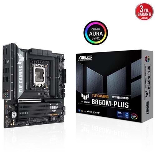 ASUS TUF GAMING B860M-PLUS DDR5 HDMI DP PCIE 5.0 1851p mATX