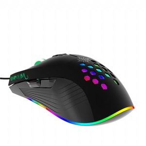 INCA IMG-047T USB RGB Led Aydınlatmalı 7200dpi Gaming Optic Siyah Mouse