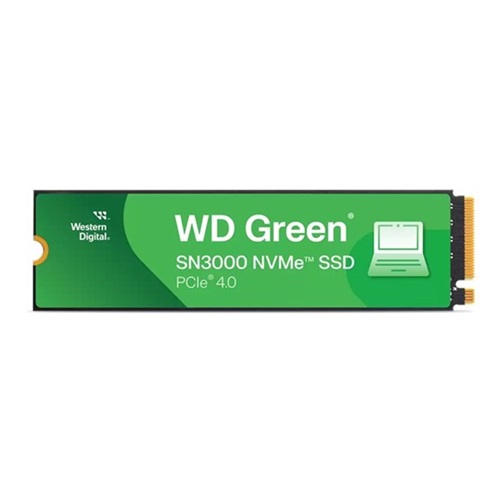 WD 500GB GREEN SN3000 WDS500G4G0E 5000- 4100MB/s M2 NVME GEN4 Disk
