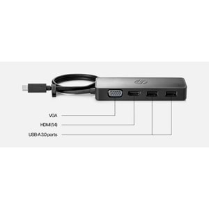 HP TRAVEL 35N8AA Type-C USB Çoklayıcı Hub