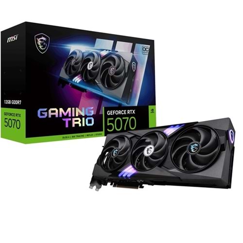 MSI RTX5070 12GB GAMING TRIO OC 12G GDDR7 192bit HDMI DP PCIe 5.0