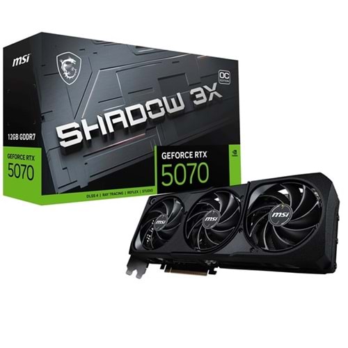 MSI RTX5070 12GB SHADOW 3X OC 12G GDDR7 192bit HDMI DP PCIe 5.0