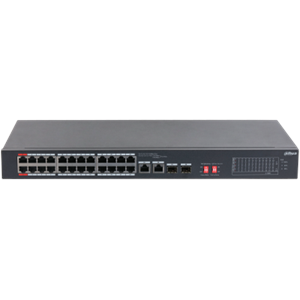 DAHUA 24port PoE 240w 2-SFP 2-Uplink 10/100 Yönetilemez Switch S3226-24ET-240