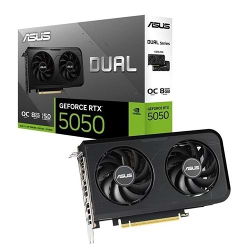ASUS 8GB DUAL RTX5050-O8G GDDR6 128bit HDMI DP PCIe 5.0