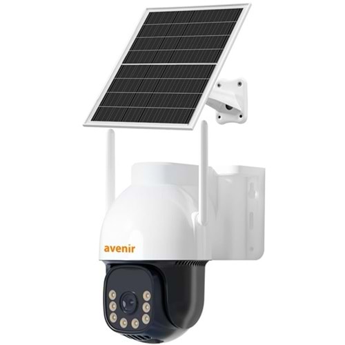 AVENIR 4MP Speed Dome E-Sim Solar IP Kamera AV-S414