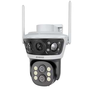 AVENIR 4MP PTZ Speed Dome 10x Çift Kameralı Wıfı Kablosuz IP Kamera AV-S303
