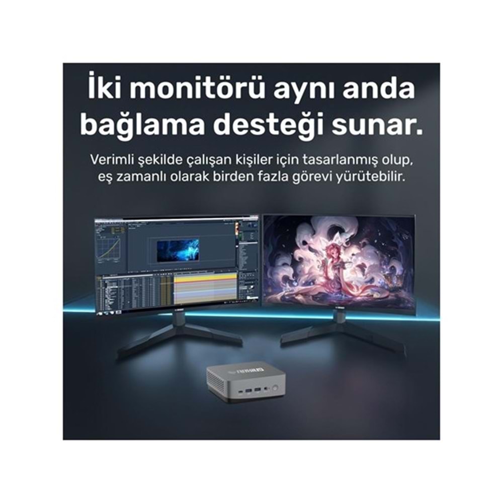 RAXIUS MP AD16 İ5 XE-134P001 CORE i5 1340P 8GB RAM 512GB NVME O/B UHD FDOS MINI PC