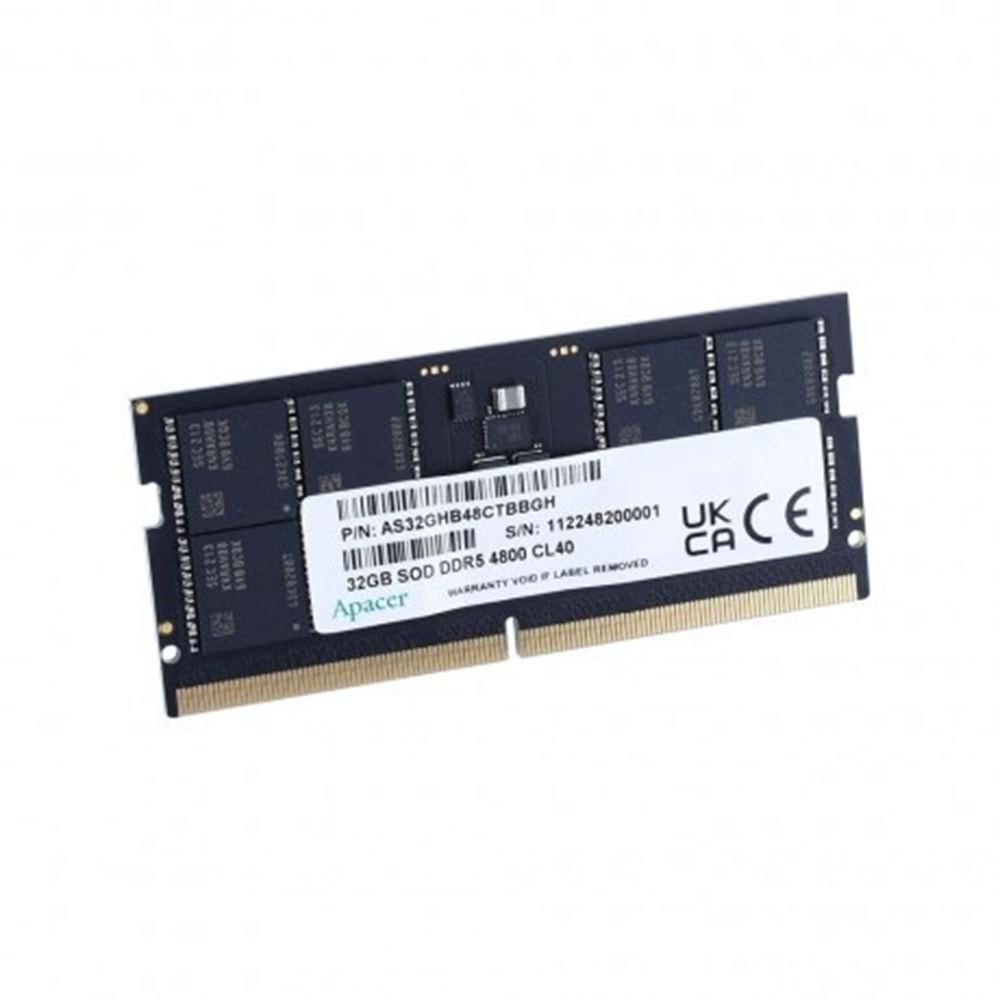 APACER 16GB DDR5 5600MHZ CL46 NOTEBOOK RAM VALUE FS.16G2C.PKH
