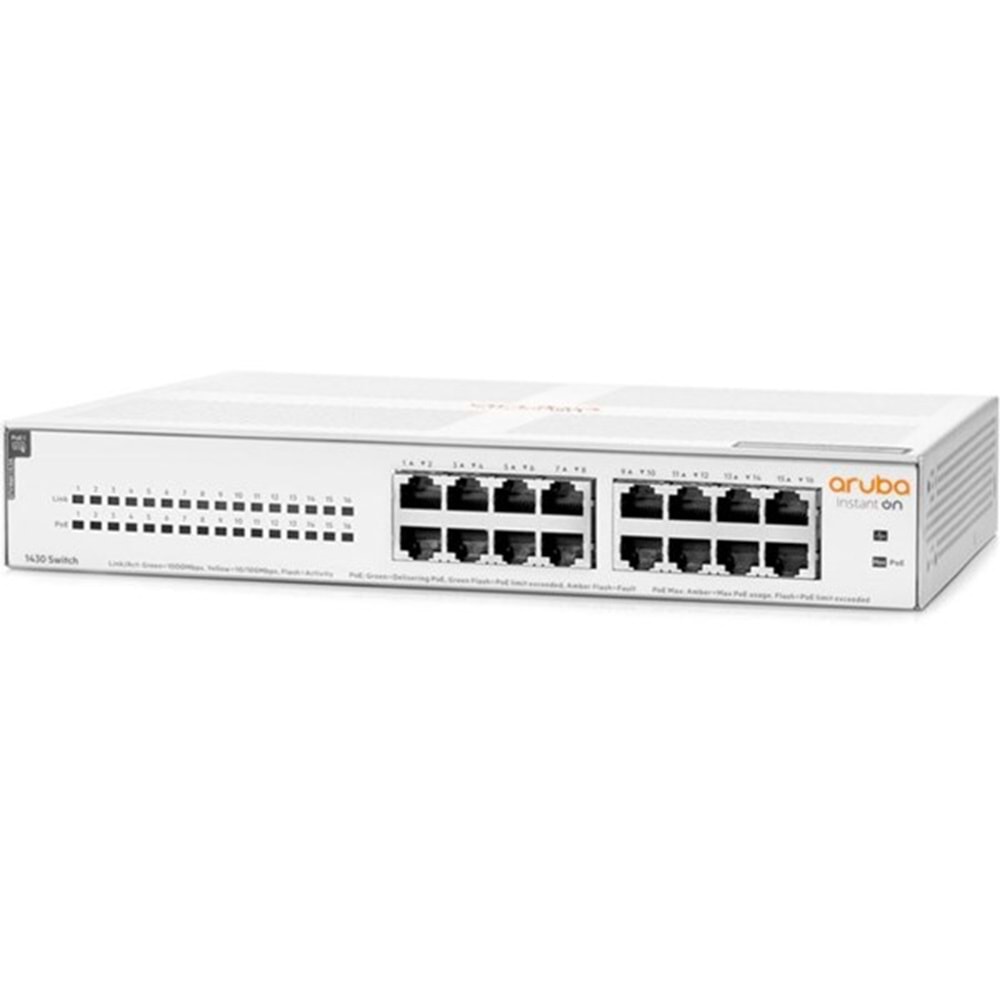 ARUBA 16port-4port PoE 147w Gigabit Yönetilebilir Switch 1430 R8R48A