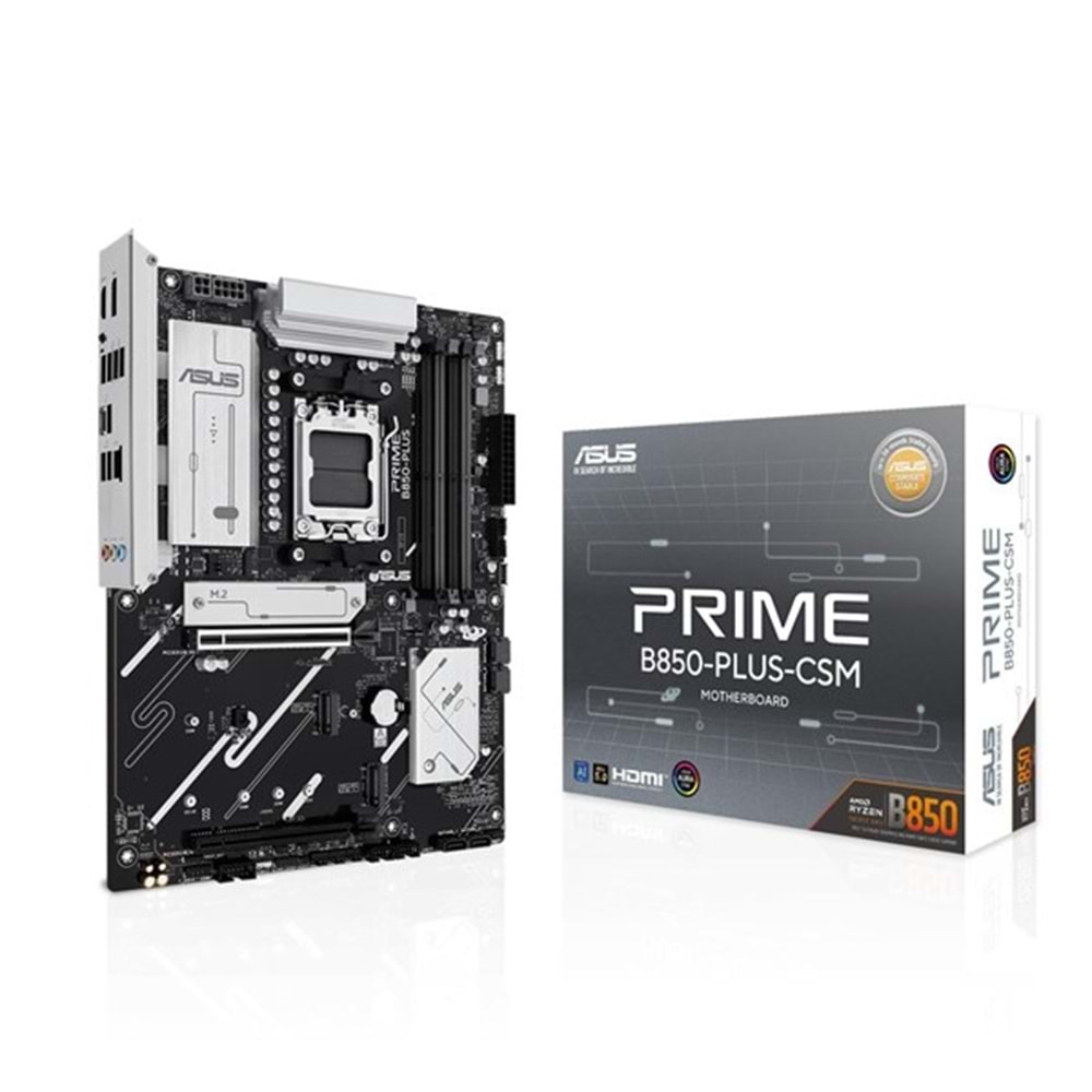 ASUS PRIME B850-PLUS CSM DDR5 - HDMI-DP PCIE 5.0 AM5 ATX Kurumsal Anakart