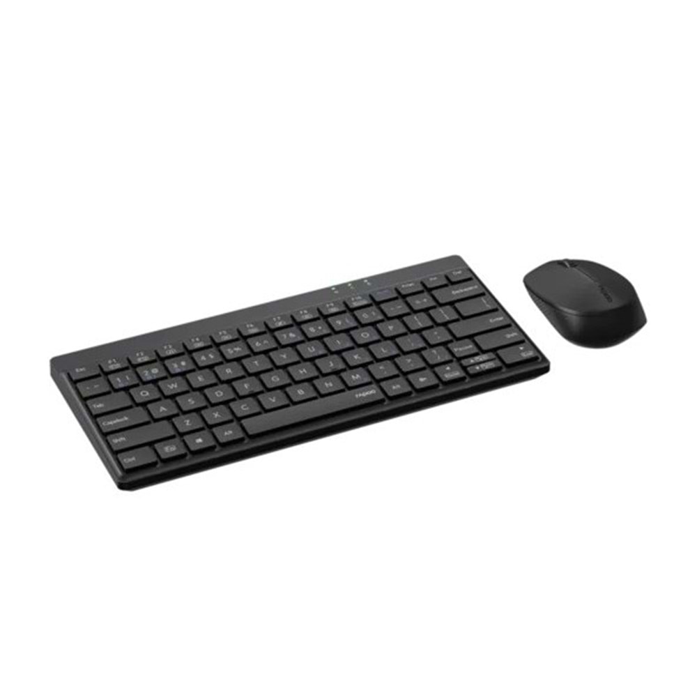 RAPOO 8000GT Siyah Kablosuz Klavye - Mouse Set 13385