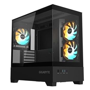 GIGABYTE GB-C201P GAMING Mid-Tower PC Kasası Siyah 360mm Soğutma Desteği