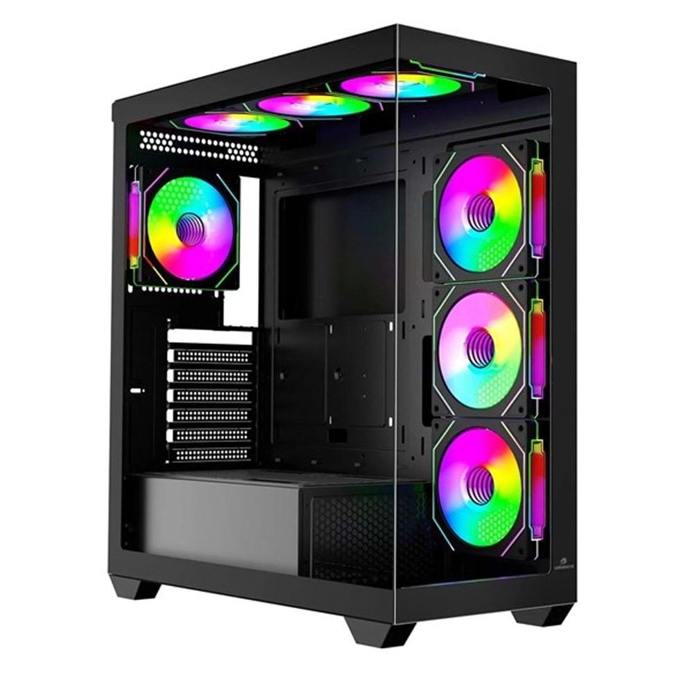 GAMEBOOSTER 750W 80+ BRONZE FALCON A750B Gaming Mid-Tower PC Kasası Siyah