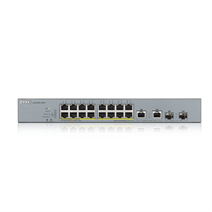 ZyXEL 16port PoE 250w 2-SFP Gigabit Yönetilebilir Switch GS1350-18HP