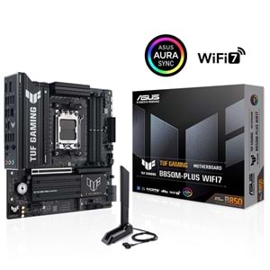 ASUS TUF GAMING B850M-PLUS WIFI7 DDR5 HDMI DP-TYPEC PCIE 5.0 AM5 mATX
