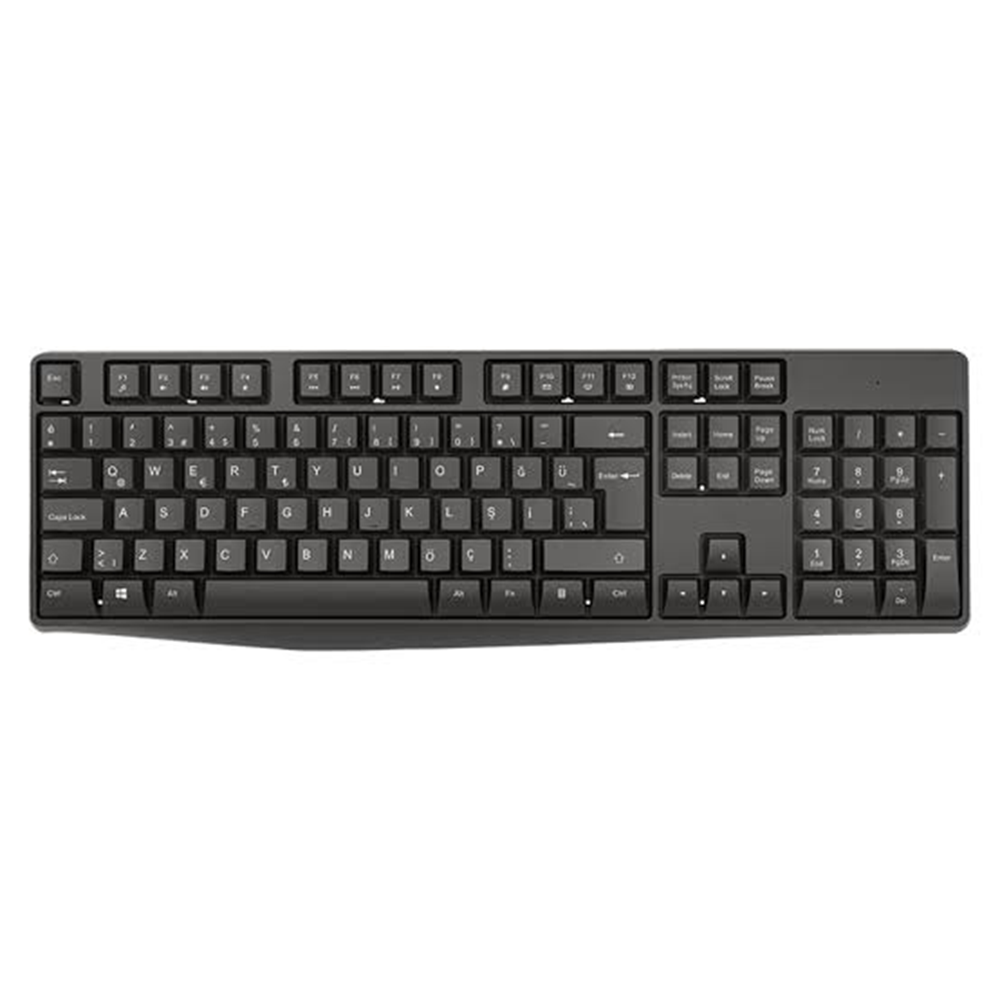 FRISBY Q TR FK-4875QU Multimedya Kablosuz Klavye - Mouse Seti