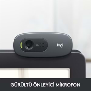 LOGITECH C270 HD Dahili Mikrofonlu Webcam 960-001063