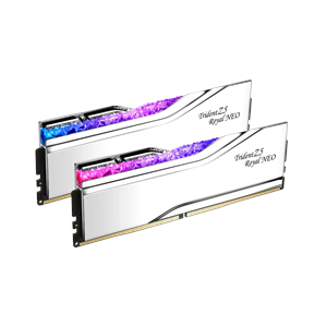 GSKILL 32GB (2X 16GB) DDR5 6000MHZ CL26 DUAL KIT PC RAM TRIDENT Z5 ROYAL NEO SILVER F5-6000J2636H16GX2-TR5NS