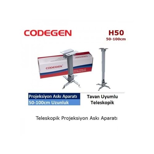 CODEGEN H50 50-100cm Projeksiyon Askı Aparatı