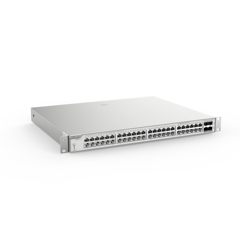RUIJIE 48port 370w PoE 4-SFP+ 10GE Gigabit Yönetilebilir Switch RG-NBS3200-48GT4XS-P