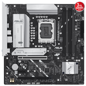 ASUS PRIME B860M-A-CSM DDR5 HDMI-DP TYPEC PCIE 5.0 1851p mATX Kurumsal Anakart