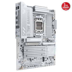 ASUS TUF GAMING X870-PRO WIFI7 W NEO DDR5 HDMI-DP TYPEC PCIE 5.0 AM5 ATX BEYAZ