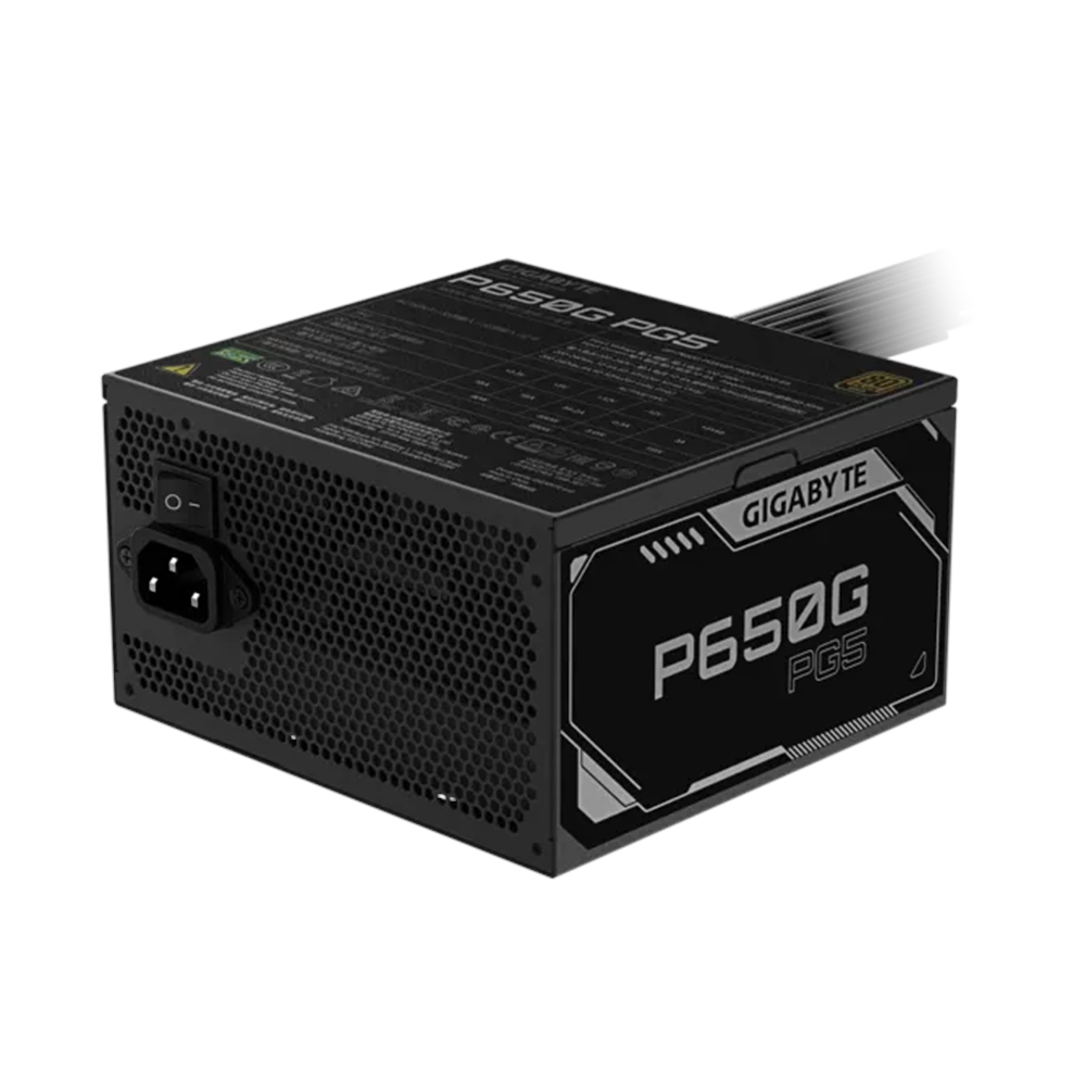 GIGABYTE 650w 80+Gold GP-P650G PG5 PCIe 5.1 Power Supply