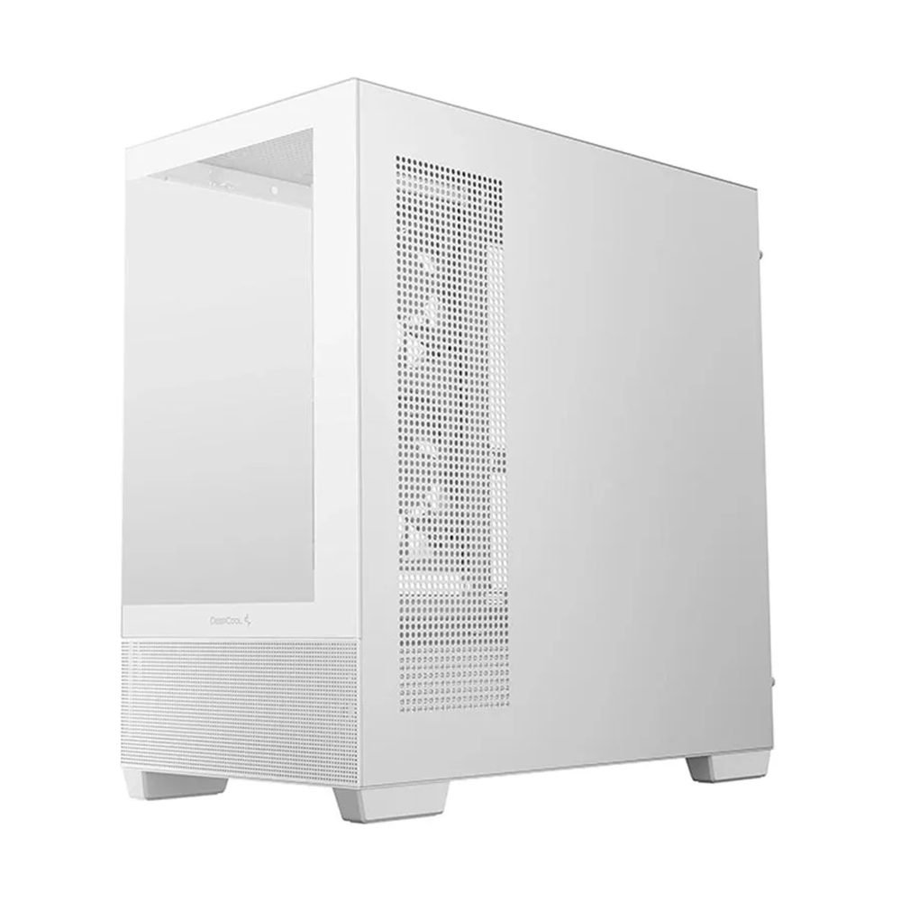 DEEPCOOL CG380-3F-WH Panoramik Cam Gaming Mid-Tower PC Kasası Beyaz