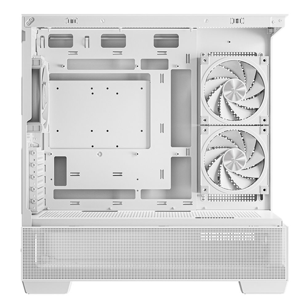 DEEPCOOL CG380-3F-WH Panoramik Cam Gaming Mid-Tower PC Kasası Beyaz