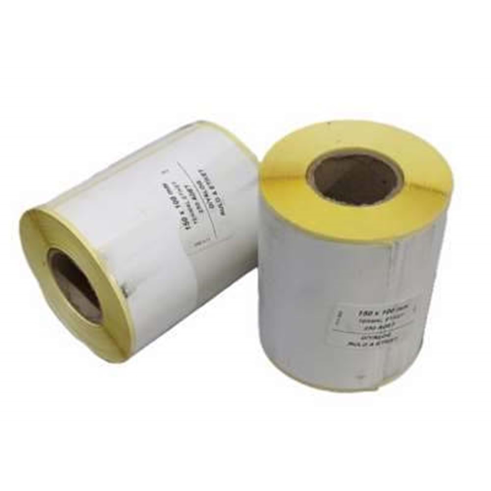 100X100 TERMAL BARKOD ETİKET 500 SARIM