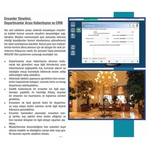 Akınsoft Wolvox Otel Yönetimi Paket-2 (50 Oda Dahil)