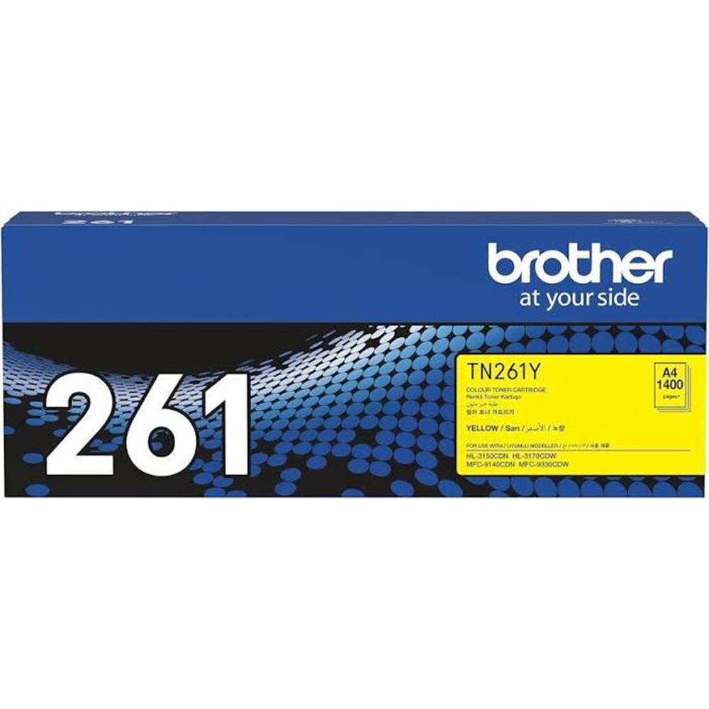 BROTHER TN261Y / 1.400 Sayfa Orjinal Sarı Toner