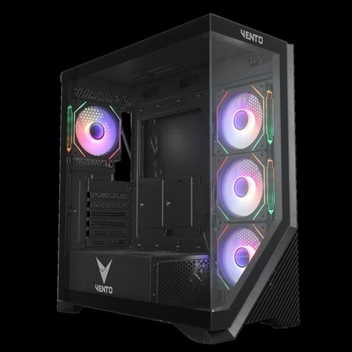 VENTO 850w 80+ BRONZE VG4202FLA Gaming E-ATX PC Kasası 360mm Soğutma Desteği VENTO 850w 80+ BRONZE VG4202FLA Gaming E-ATX PC Kasası 360mm Soğutma Desteği